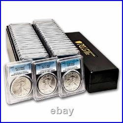 1986-2025 41-Coin Silver Eagle Set MS-69 PCGS (withPCGS Boxes) 1986-2025 41-Coin Silver Eagle Set MS-69 PCGS (withPCGS Boxes)