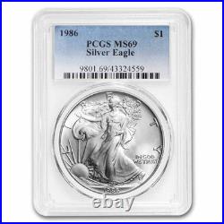 1986-2025 41-Coin Silver Eagle Set MS-69 PCGS (withPCGS Boxes) 1986-2025 41-Coin Silver Eagle Set MS-69 PCGS (withPCGS Boxes)