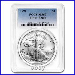1986-2025 41-Coin Silver Eagle Set MS-69 PCGS (withPCGS Boxes) 1986-2025 41-Coin Silver Eagle Set MS-69 PCGS (withPCGS Boxes)