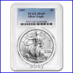 1986-2025 41-Coin Silver Eagle Set MS-69 PCGS (withPCGS Boxes) 1986-2025 41-Coin Silver Eagle Set MS-69 PCGS (withPCGS Boxes)