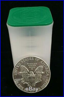 1986 American Silver Eagles Mint BU Roll Tube of 20 Coins Scarce Date #AST610