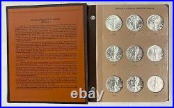 1986 Date American Silver Eagle 30 Coin Set in Album BU Brilliant Uncirculated