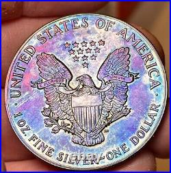 1986 Monster Toned 1 OZ American Silver Eagle