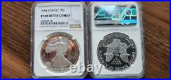 1986 S 1oz AMERICAN PROOF SILVER EAGLE COIN NGC PF 69 ULTRA CAMEO STUNNING (1)