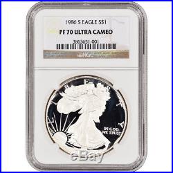 1986-S American Silver Eagle Proof NGC PF70 UCAM