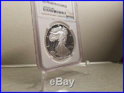 1986 S Silver Eagle Proof PF 70 Ultra Cameo! First Year of Issue! Flawless
