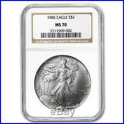1986 Silver American Eagle MS-70 NGC SKU #9700