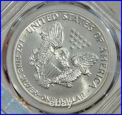 1986 Silver Eagle PCGS MS67 HEAVY DARK RAINBOW TONED $1 Coin High Eye Appeal