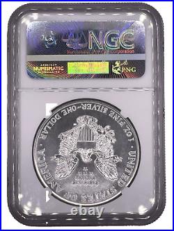 1987 $1 Silver Eagle Ngc Ms70 Signed Edmund C. Moy