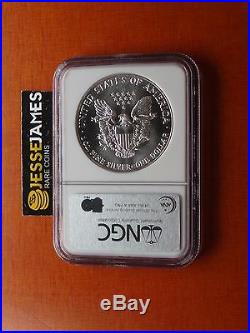 1987 American Silver Eagle Ngc Ms70 Top Pop Beautiful Coin
