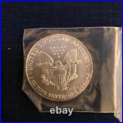 1987 American Eagle Silver Coin $1 Walking Liberty