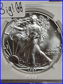 1987 American Silver Eagle MS-69 NGC N A212 (Combined shipping) 1987 American Silver Eagle MS-69 NGC N A212 (Combined shipping)