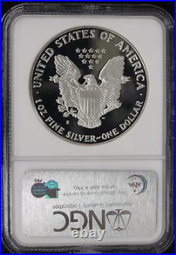 1987 S EAGLE S $1 NGC Graded PF 69 Ultra Cameo 1 Oz ASE. 999 Silver Coin