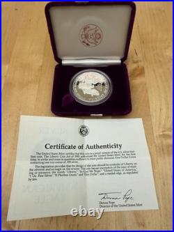 1987-S Silver Proof bullion American Eagle Box