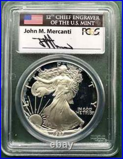 1987-S US Eagle, PCGS PR-70, DCAM signed by John Mercanti, Engraver at US Mint 1987-S US Eagle, PCGS PR-70, DCAM signed by John Mercanti, Engraver at US Mint