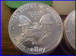 1989 American Silver Eagle Gem Bu Original Roll 4th Year Of Issue Scarce Date