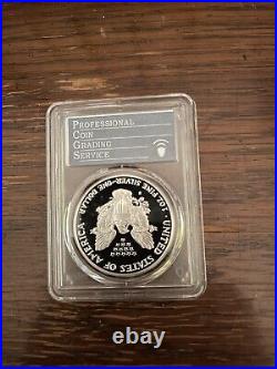 1989 S Proof Silver Eagle Pcgs Pr69 Dcam With All Ogp