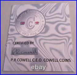 1989 USA American Eagle Silver One Dollar $1 Coin In Quad Capsule Box & Coa