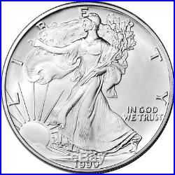 1990 American Silver Eagle NGC MS70