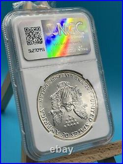1990 Ngc Ms69 Early Production Silver Eagle (s) Struck 1989 Us Mint Sealed Box