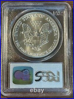 1991 $1 American Silver Eagle Gem Unc. 9-11-01 Wtc Ground Zero Recovery