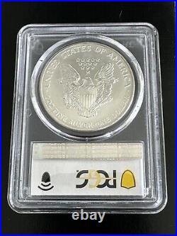 1991 $1 American Silver Eagle PCGS MS 69 UNC ASE excellent 1991 $1 American Silver Eagle PCGS MS 69 UNC ASE excellent
