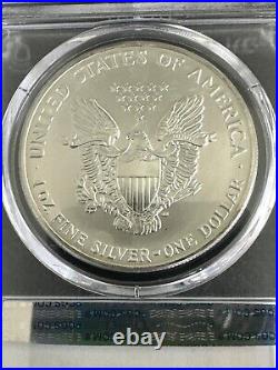 1991 $1 American Silver Eagle PCGS MS 69 UNC ASE excellent 1991 $1 American Silver Eagle PCGS MS 69 UNC ASE excellent