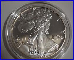 1991 American Eagle One Dollar Silver Coin 1 OZ Original Box