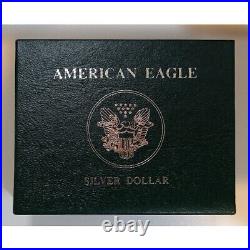1992 American Silver Eagle Coin Mint With Case