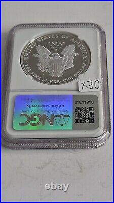 1992-S Proof American Silver Eagle PF70 Ultra Cameo THOMAS J. URAM SIGNED