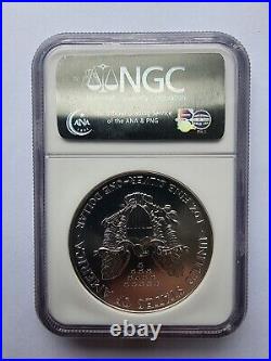 1994 $1 American Silver Eagle NGC MS 69