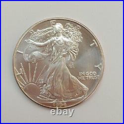 1994 American Silver Eagle $1 1 Oz. 999 Fine Silver Coin Round #2