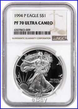 1994-P American Silver Eagle Proof NGC PF70 UCAM