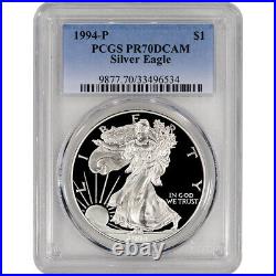 1994-P American Silver Eagle Proof PCGS PR70 DCAM