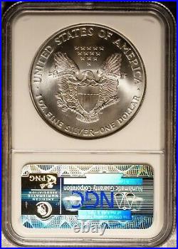 1995 $1 Silver American Eagle MS 69 NGC # 3551151-302 + Bonus