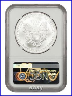 1995 $1 Silver Eagle NGC MS70