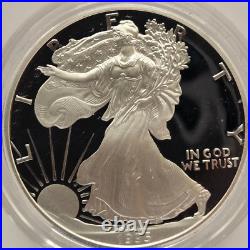 1995 P Silver Eagle Proof Coin Box Case COA Philadelphia Mint Set B Ungraded