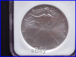 1995 Silver Eagle Flawless- Ngc Ms70