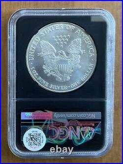 1995 Silver Eagle NGCX Mint State 9.9 NGC MS69 VaultBox Series 2
