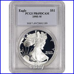 1995-W American Silver Eagle Proof PCGS PR69 DCAM