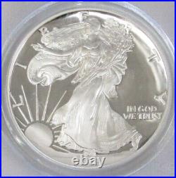 1995 W Proof American Silver Eagle $1 Dollar Coin Pcgs Pr 69 Dcam