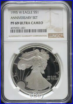 1995-W Proof Silver American Eagle $1 NGC PF 69