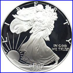 1995-W Silver Eagle $1 PCGS PR 69 DCAM The Key to the Series