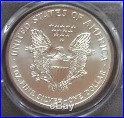 1996 PCGS MS69 Silver AMERICAN EAGLE ASE beautiful coin