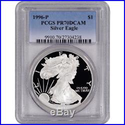 1996-P American Silver Eagle Proof PCGS PR70 DCAM