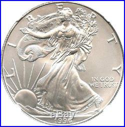 1996 Silver Eagle $1 NGC MS70 American Eagle Silver Dollar ASE