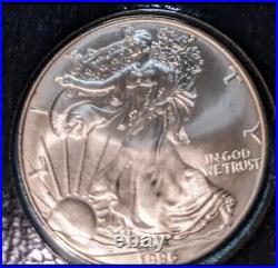 1996 Silver One Dollar Walking Liberty Eagle Glistening Shine Mirror Like Proof