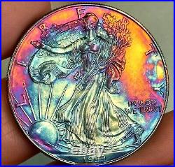 1999 Monster Toned 1 OZ American Silver Eagle