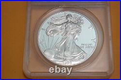1999-P $1 American Silver Eagle Proof 1oz ANACS PR70DCAM Spotted