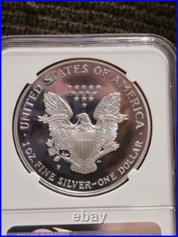 1999 P EAGLE S$1 NGC PF 70 ULTRA CAMEO Mercanti Signed Art Label FROSTY & NICE